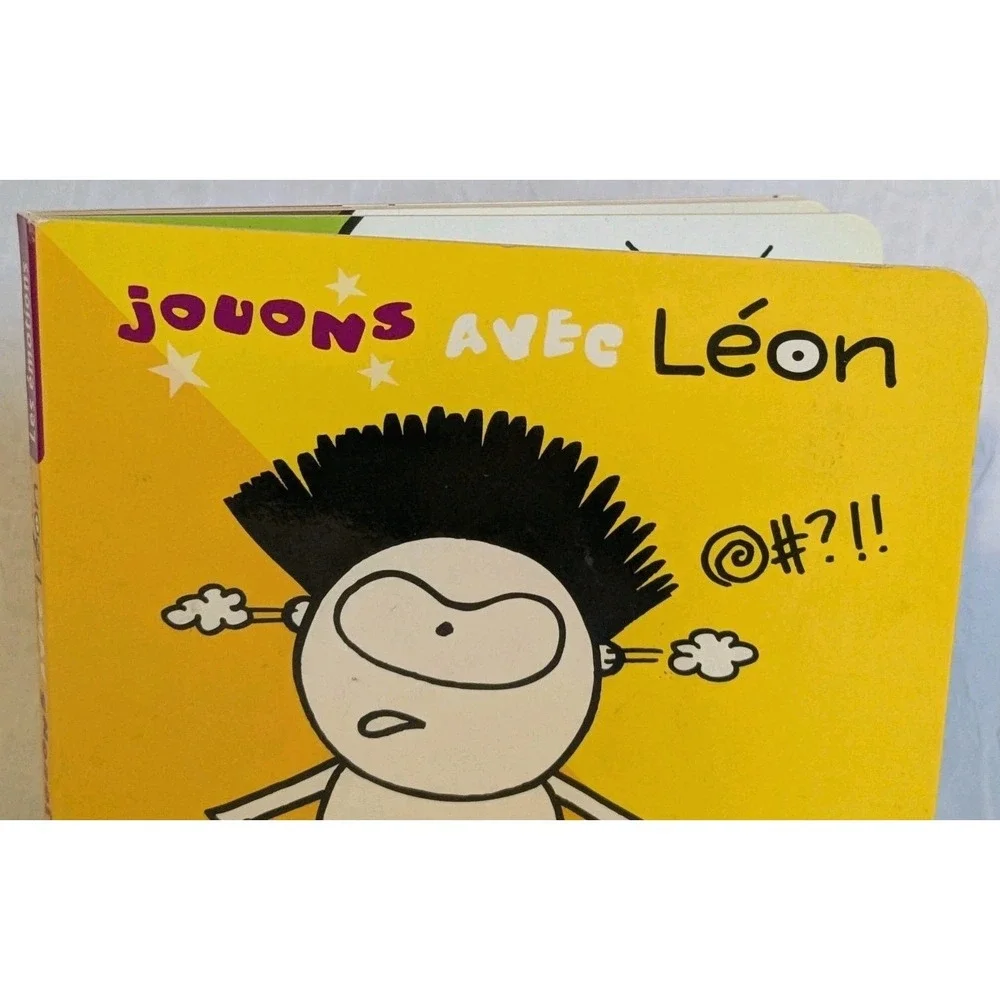 Signed Annie Groovie French Language Board Book Hardcover Les Emotions Kids 2007